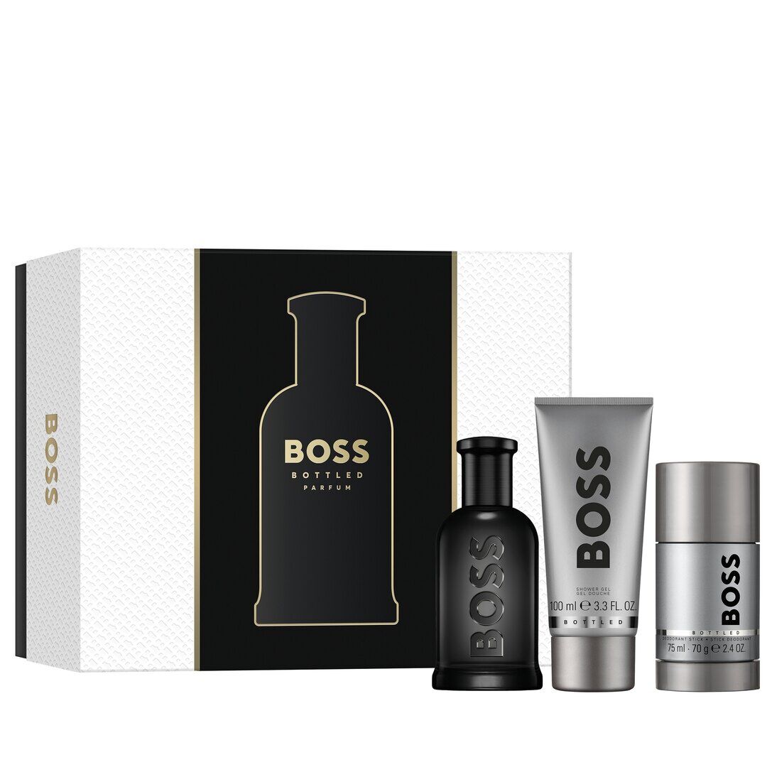 HUGO BOSS Boss Bottled Parfum BB Parfum 100ml + Déo Stick 75ml + SG 100ml